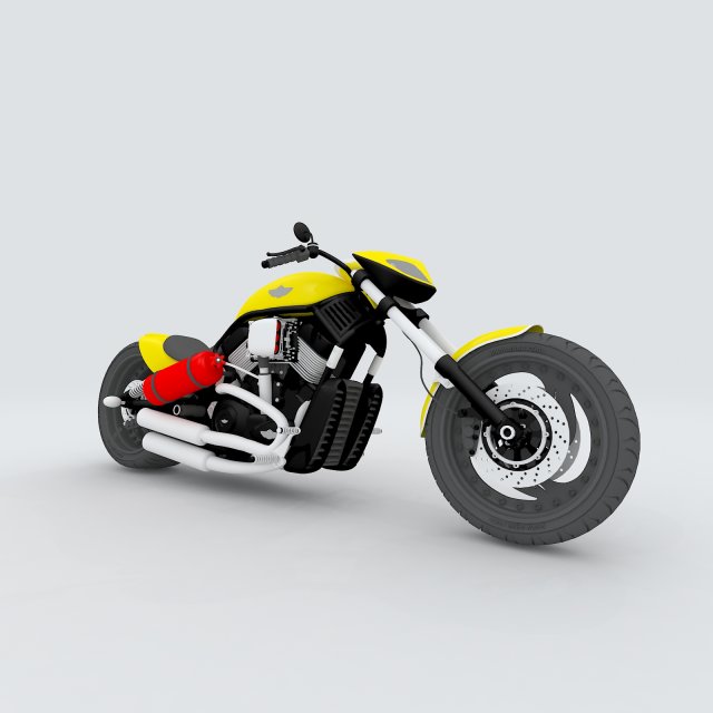 vehicle motorcycles 14158 3D Model .c4d .max .obj .3ds .fbx .stl .blend 