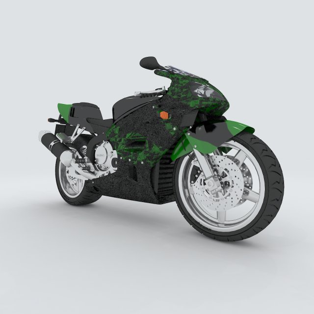 vehicle motorcycles 36016 3D Модель .c4d .max .obj .3ds .fbx .stl .blend 