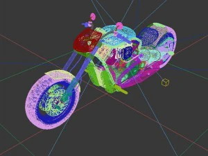 vehicle motorcycles 82245 3D Model