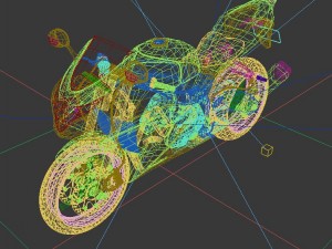 vehicle motorcycles 91737 Model 3D