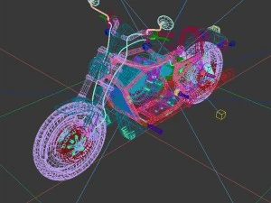 vehicle motorcycles 91745 3D Model