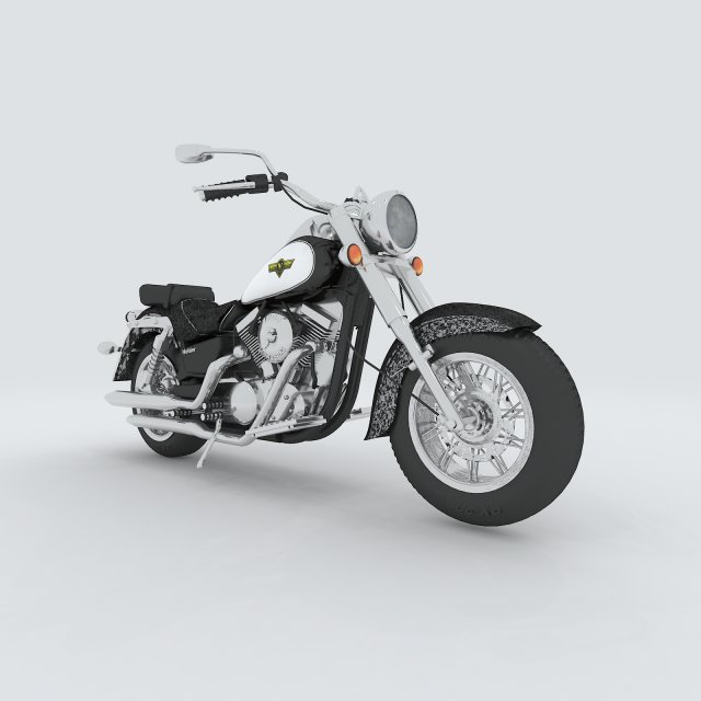 vehicle motorcycles d6460 3D Modell .c4d .max .obj .3ds .fbx .stl .blend 