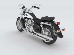 vehicle motorcycles d6460 3D Modell