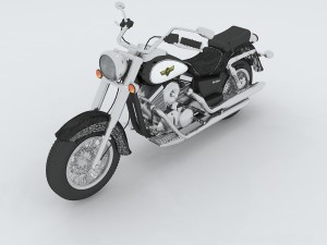 vehicle motorcycles d6460 3D Modell