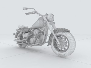 vehicle motorcycles d6460 3D Modell
