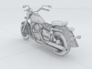 vehicle motorcycles d6460 3D Modell