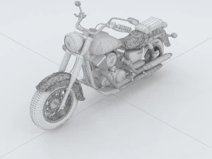 vehicle motorcycles d6460 3D Model
