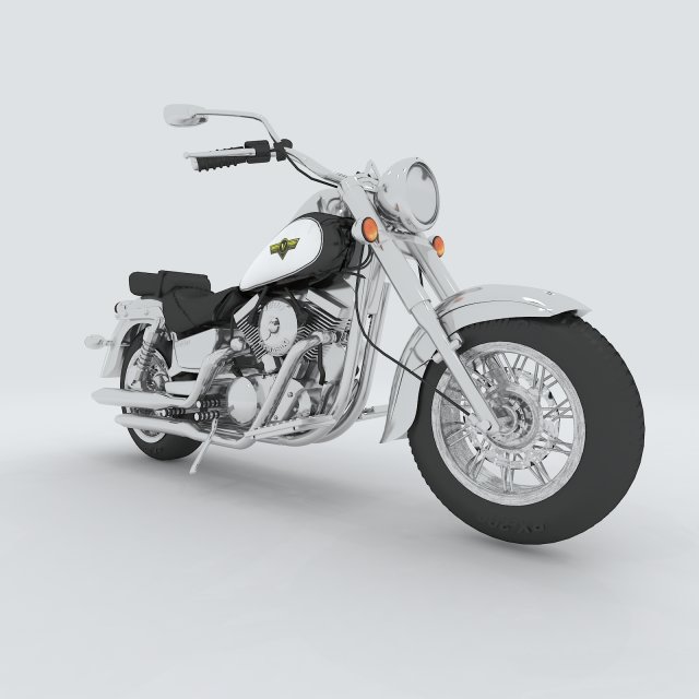 vehicle motorcycles d6461 3D 模型 .c4d .max .obj .3ds .fbx .stl .blend 
