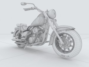 vehicle motorcycles d6461 3D 模型