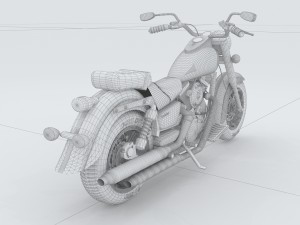 vehicle motorcycles d6461 3D 模型