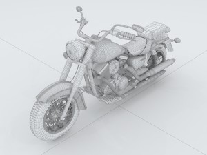 vehicle motorcycles d6461 3D 模型