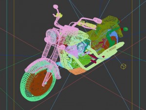 vehicle motorcycles d6461 3D 模型