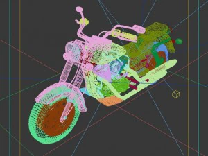 vehicle motorcycles d6461 3D Model