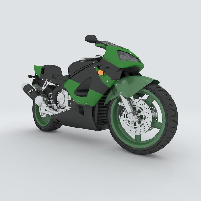 vehicle motorcycles d6463 3D Model .c4d .max .obj .3ds .fbx .stl .blend 