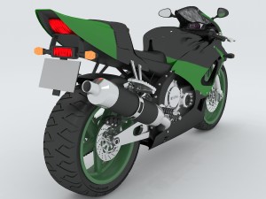 vehicle motorcycles d6463 3D Model