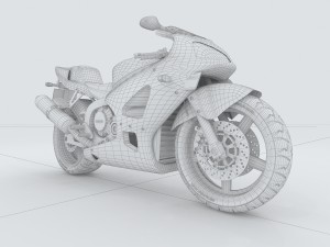 vehicle motorcycles d6463 3D Model