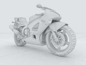 vehicle motorcycles d6463 3D Model