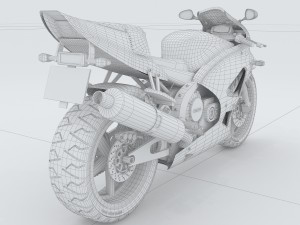 vehicle motorcycles d6463 3D Model