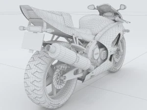 vehicle motorcycles d6463 3D Model