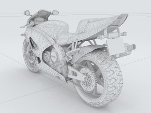 vehicle motorcycles d6463 3D Model
