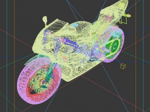 vehicle motorcycles d6463 3D Model
