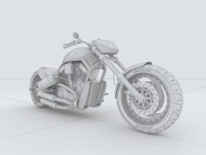 vehicle motorcycles d6464 Model 3D