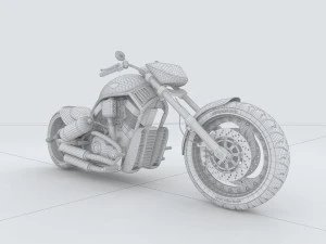 vehicle motorcycles d6464 3D Model