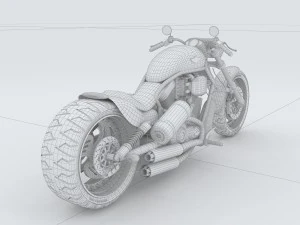 vehicle motorcycles d6464 3D Model