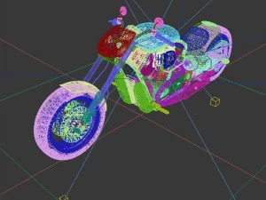 vehicle motorcycles d6464 3D Model