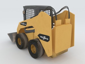 vehicle mounted grader 3D Model