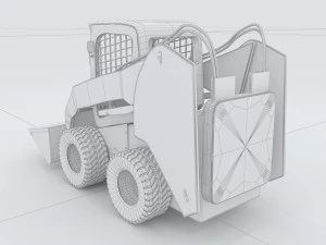 vehicle mounted grader 3D Model