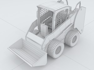 vehicle mounted grader 3D Model