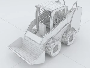 vehicle mounted grader 3D Model