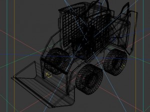 vehicle mounted grader 3D Model
