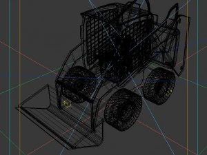 vehicle mounted grader 3D Model
