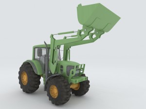 vehicle mounted grader 2 3D Model
