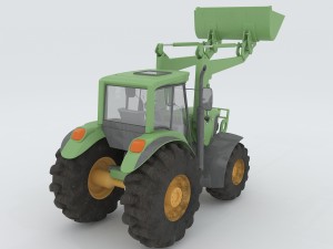 vehicle mounted grader 2 3D Модель