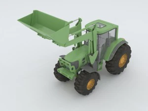 vehicle mounted grader 2 3D Model