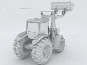vehicle mounted grader 2 3D Model
