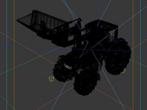 vehicle mounted grader 2 3D Модель