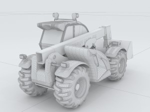 vehicle mounted grader 3 Model 3D