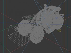 vehicle mounted grader 3 Model 3D