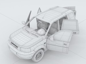 vehicle suv 12341 3D Model