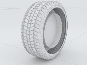 vehicle tires 16011 3D Модель