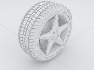 vehicle tires 16011 3D Модель