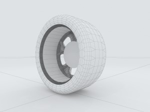 vehicle tires 77339 3D 模型
