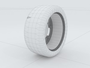 vehicle tires 77339 3D 模型