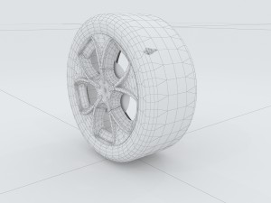 vehicle tires 77339 3D 模型