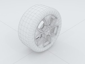 vehicle tires 77339 3D 模型