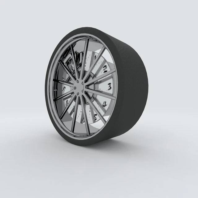vehicle tires 82730 3D Model .c4d .max .obj .3ds .fbx .stl .blend 